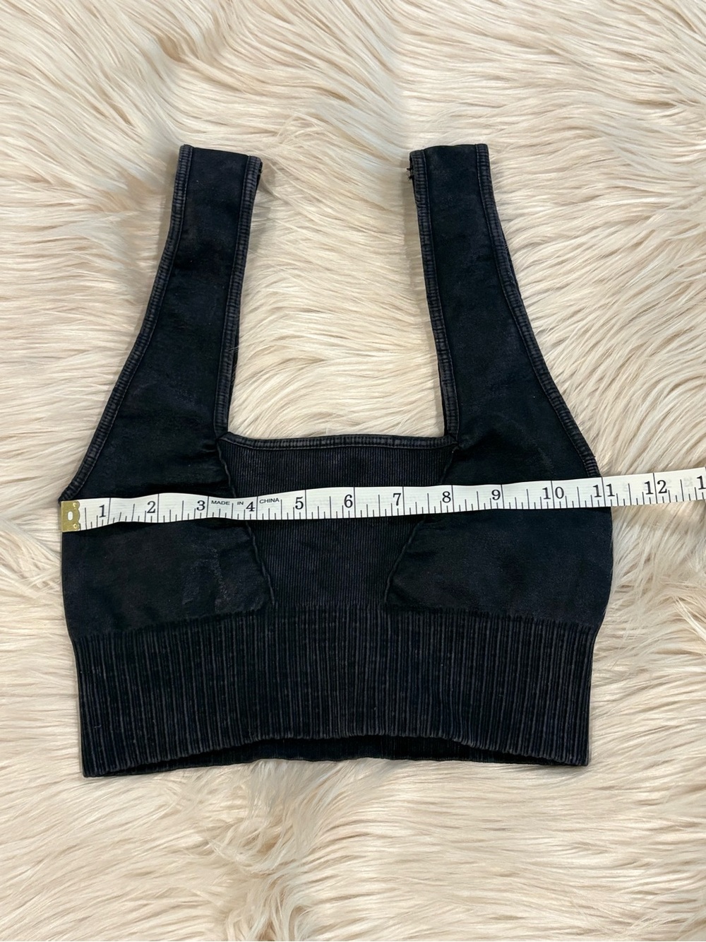 FREE PEOPLE Good Karma Square Neck Bra Crop Top XS/S - Picture 6 of 10